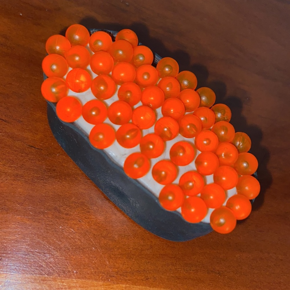 Novelty Sushi Roll with Fish Eggs Roe Pushpins Push Pins Fred Maki Tacks